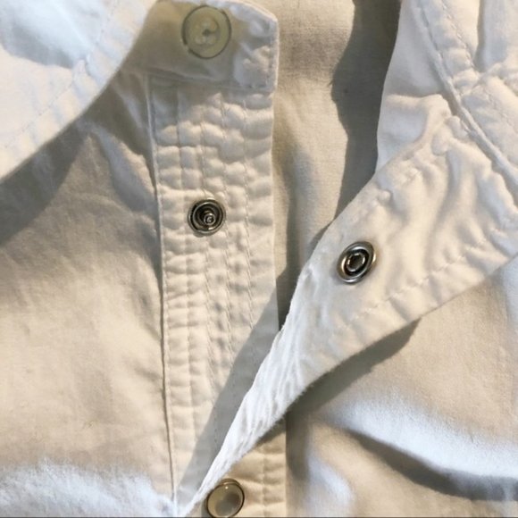 Diesel Button Sleeveless Shirt With Belt - Picture 4 of 6